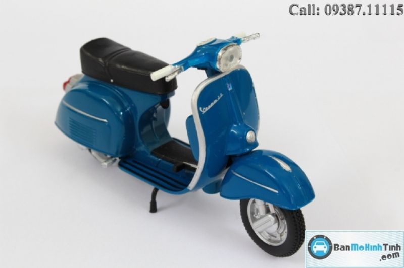  Mô hình xe Vespa 180 SS 1965 Piaggio Blue 1:18 Maisto 