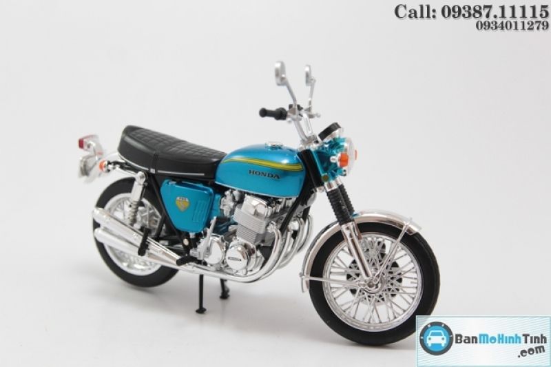 MÔ HÌNH HONDA CB750 BLUE 1:12 AOSHIMA