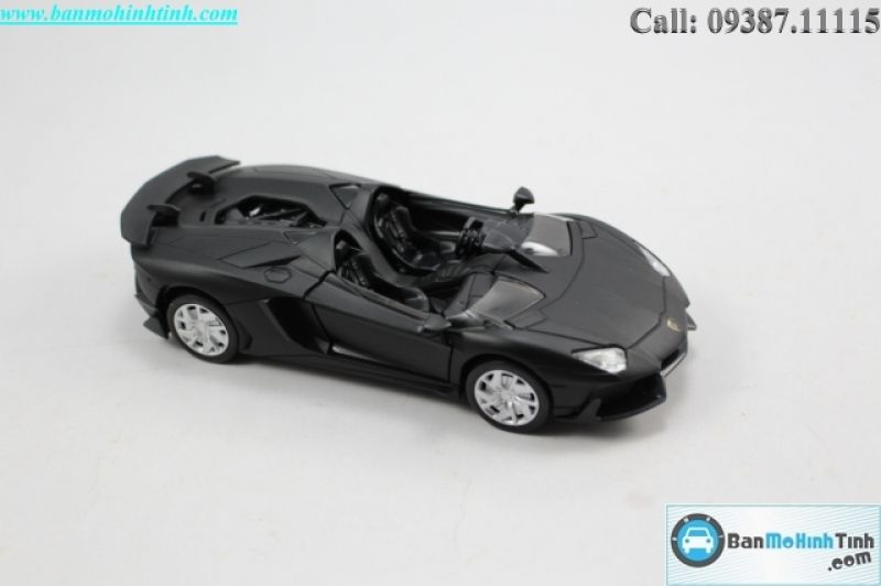  Mô hình xe Lamborghini Aventador J Black 1:32 Doublehorses 