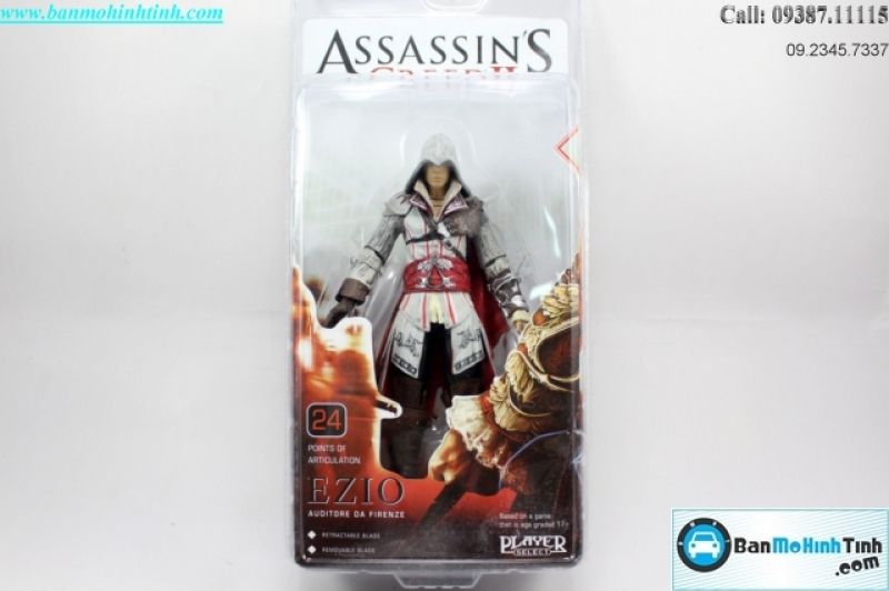MÔ HÌNH EZIO AUDITORE DA FIRENZE ASSASSINS CREED 2 NECA