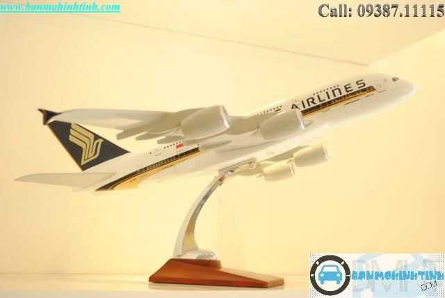 MÔ HÌNH MÁY BAY A380 SINGAPORE AIRLINE 49CM