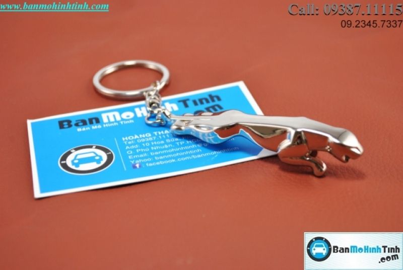 Móc khóa Logo Jaguar Crome
