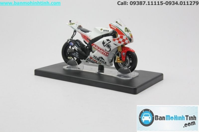  Mô hình xe mô tô Yamaha YZR M1 Phillip Island 2007 1:18 Leo 