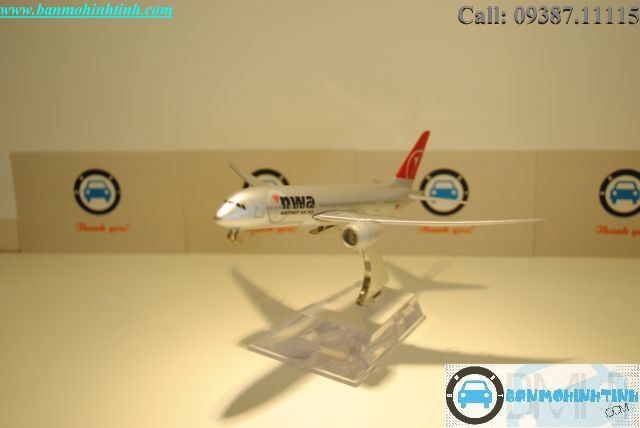 MÔ HÌNH MÁY BAY B787 NWA AIRLINES EVERFLY 16CM