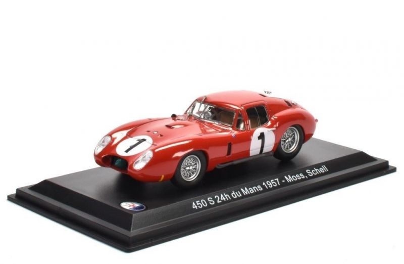 MÔ HÌNH MASERATI 450 S 24H DU MANS 1957 NO.1 1:43 DEALER
