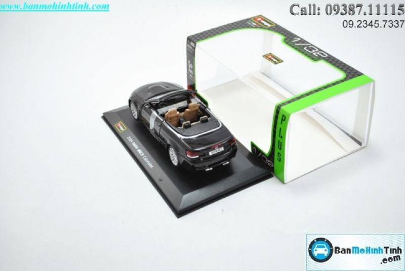 Mô hình xe BMW M3 Cabriolet - 2009 Black 1:32 Bburago