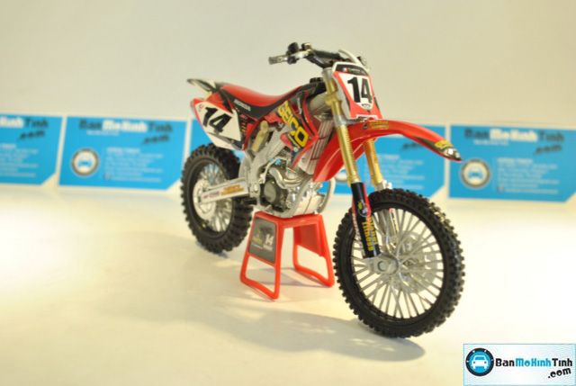 Mô hình xe mô tô  Honda CRF 450R No.14 1:12 Newray