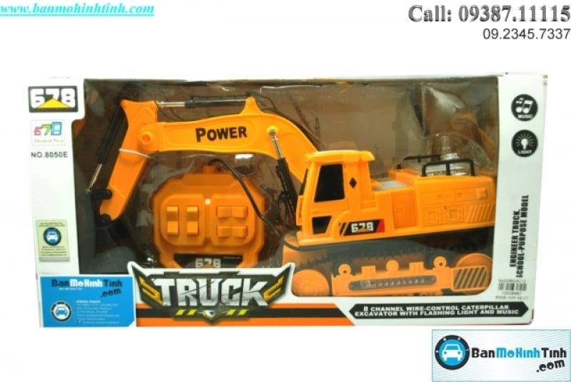 XE CÔNG TRÌNH ĐIỀU KHIỂN XE CÀO XÚC CHEETAH TOYS