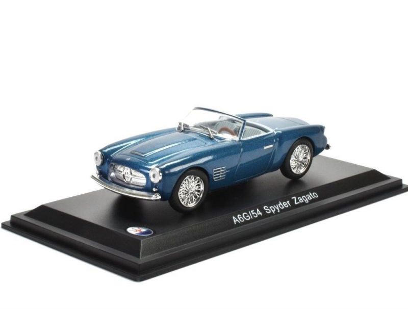 MÔ HÌNH MASERATI A6G/54 SPYDER ZAGATO BLUE 1:43 DEALER