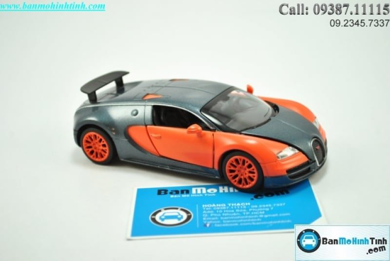  Mô hình xe Bugatti Orange 1:32 Doublehorses 