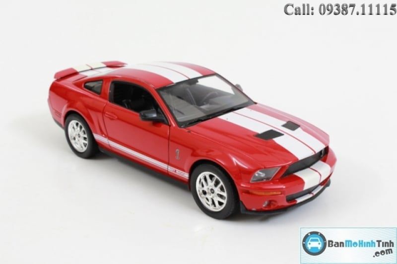  Mô hình xe Shelby Cobra GT500 2007 Red 1:24 Welly 