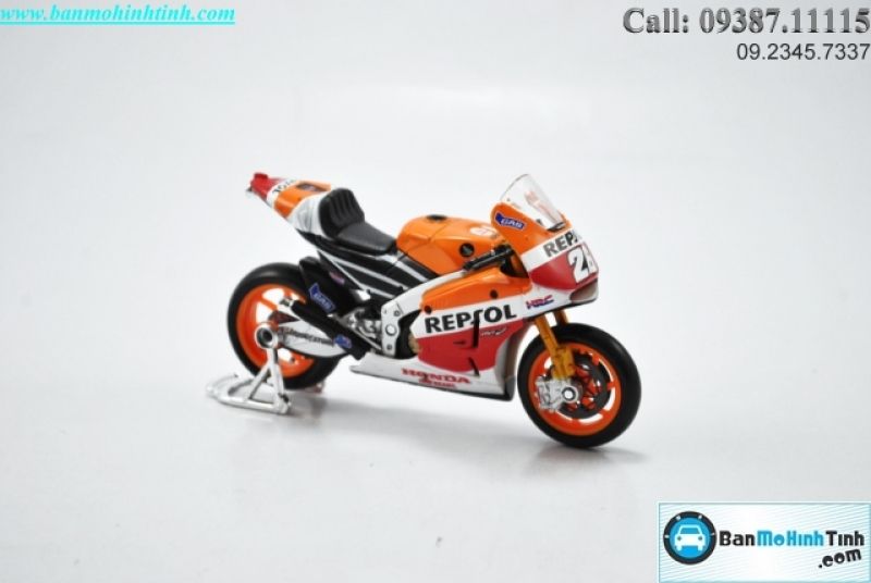  Mô hình xe mô tô  Honda Repsol RC213V No.26 1:18 Maisto 