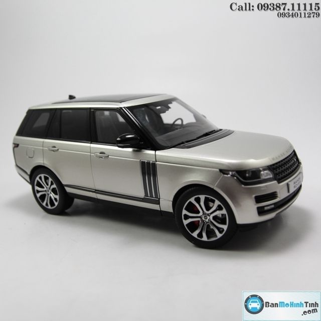 MÔ HÌNH LAND ROVER RANGE ROVER AUTOBIOGRAPHY SV GOLD 1:18 LCD