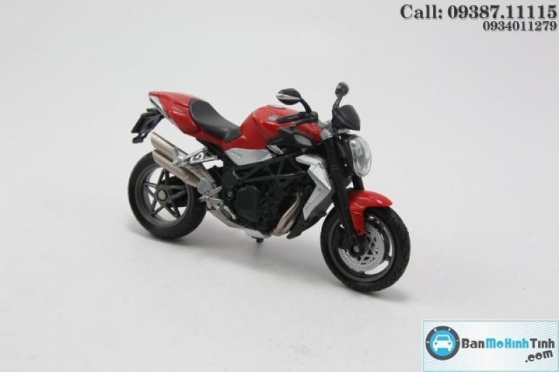  Mô hình xe mô tô MV Agusta Brutale 990R 1:18 Welly 