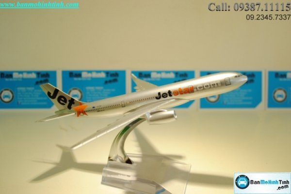MÔ HÌNH MÁY BAY A330 JETSTAR EVERFLY 16CM