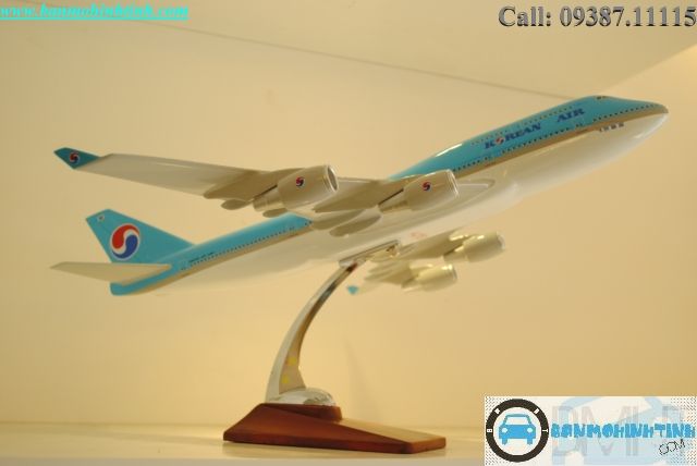 Mô Hình máy bay B747 Korean 49cm