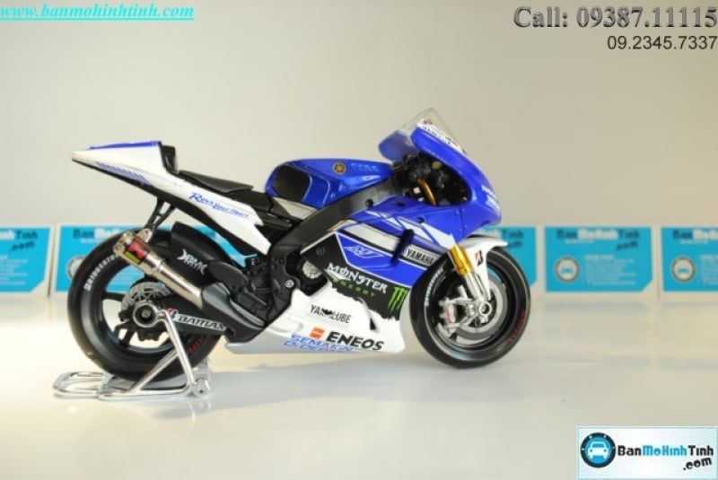  Mô hình xe mô tô  Yamaha GP No.99 2013 1:10 Maisto 