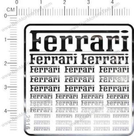 Decal Kim Loại Size M Phần 1