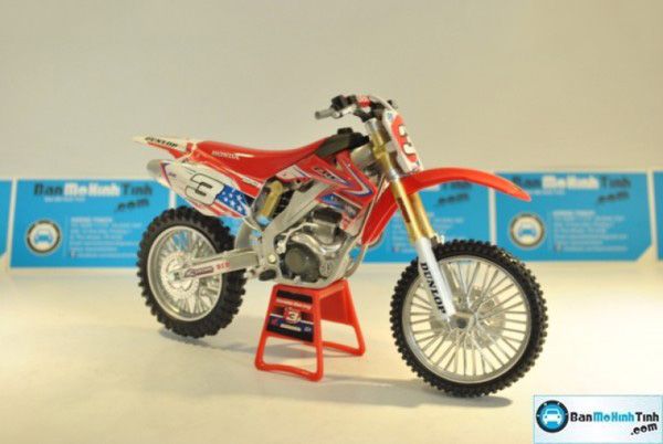 Mô hình xe mô tô  Honda CRF 450R No.3 1:12 Newray