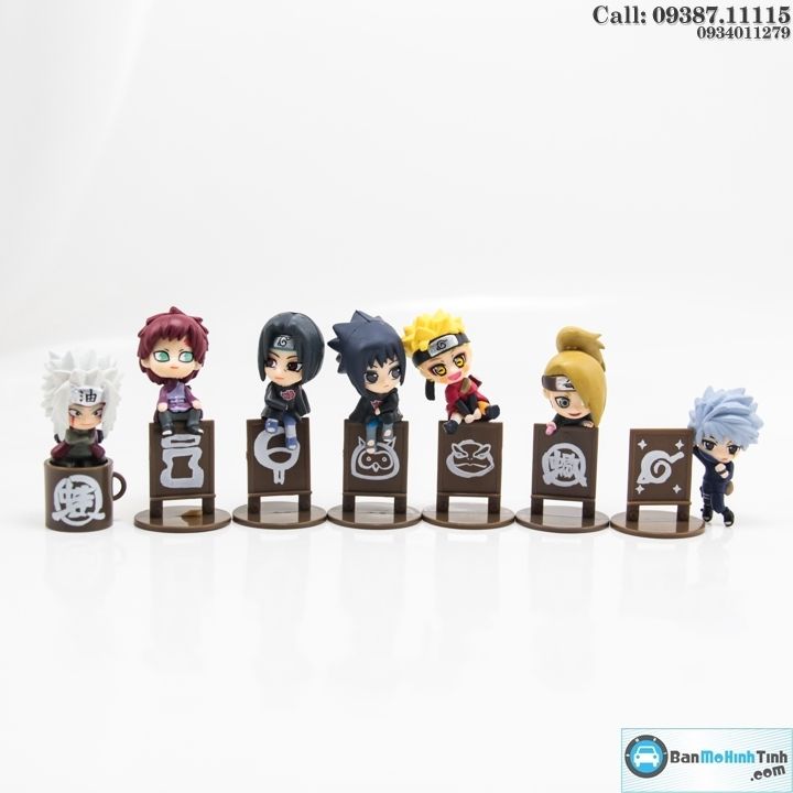 MÔ HÌNH SET NARUTO SHIPPUDEN CHIBI TEA CUP