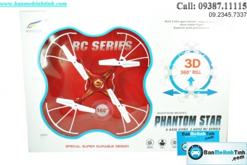 HOVER DRONE PHANTOM STAR RED RONGFUDA