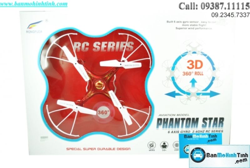 HOVER DRONE PHANTOM STAR RED RONGFUDA