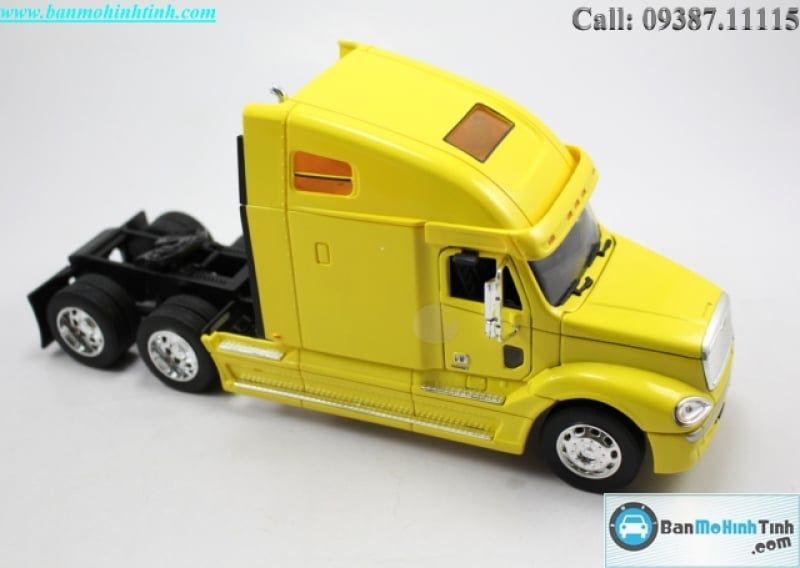 MÔ HÌNH FREIGHTLINER COLUMBIA YELLOW 1:32 WELLY