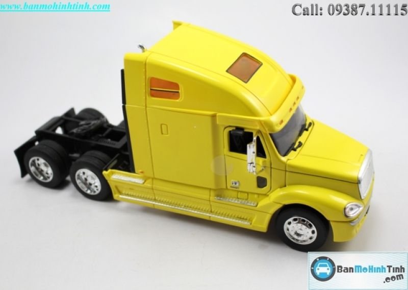 MÔ HÌNH FREIGHTLINER COLUMBIA YELLOW 1:32 WELLY