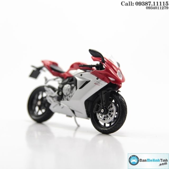 MÔ HÌNH MV AGUSTA F3 800 RED 1:18 WELLY-12839