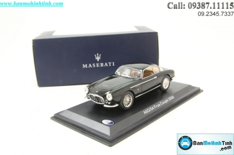 MÔ HÌNH MASERATI A6G/54 FRUA COUPE 2000 BLACK 1:43 DEALER