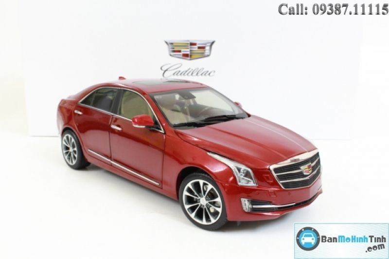  Mô hình xe Cadillac Ats-L Red 1:18 Paudi 