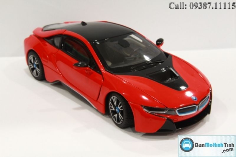 MÔ HÌNH BMW I8 RED 1:24 RASTAR