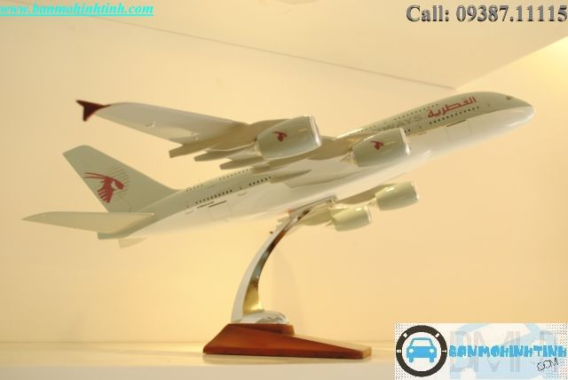 Mô Hình máy bay A380 Qatar 49cm