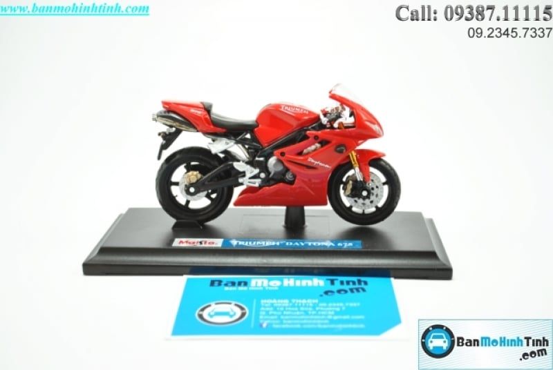 MÔ HÌNH TRIUMP DAYTONA 675 1:18 MAISTO