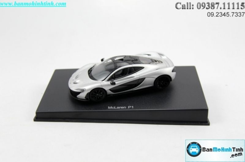 MÔ HÌNH MCLAREN P1 SILVER 1:43 AUTOART