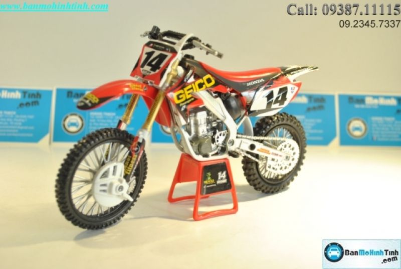MÔ HÌNH HONDA CRF 450R NO.14 1:12 NEWRAY