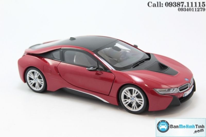 MÔ HÌNH BMW I8 RED 1:18 PARAGON