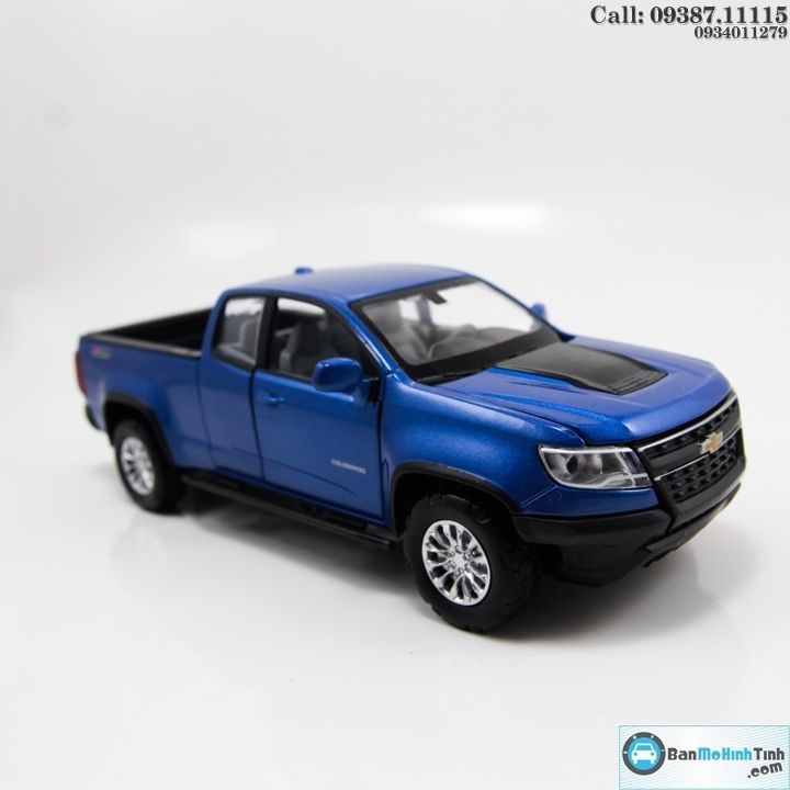 MÔ HÌNH CHERVOLET COLORADO ZL1 BLUE 1:32 CHECK HÃNG