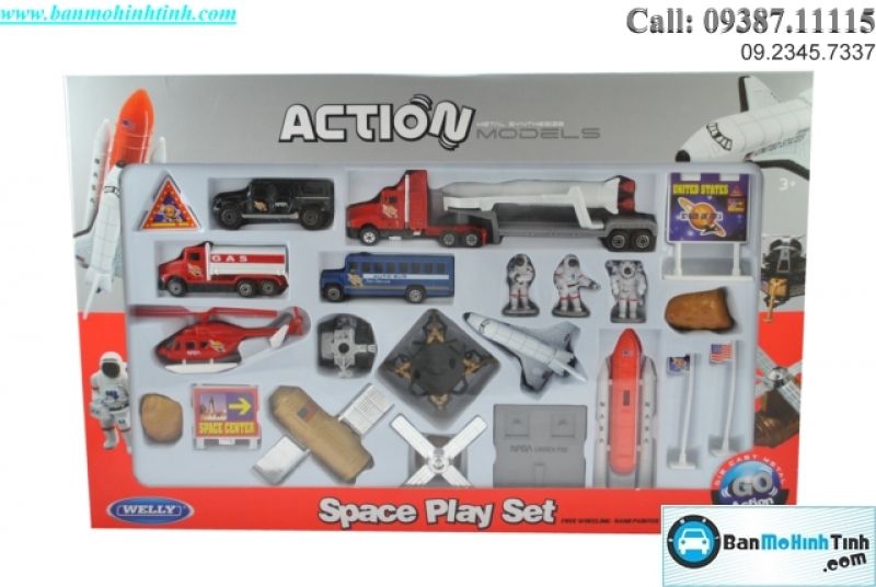SPACE NASA PLAY SET 1:60 WELLY