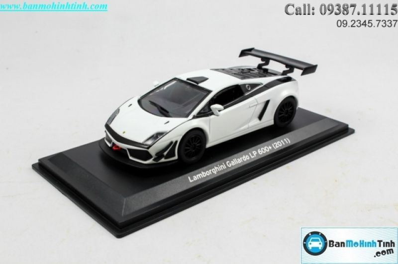 MÔ HÌNH LAMBORGHINI GALLARDO LP600 WHITE 1:43 DEALER
