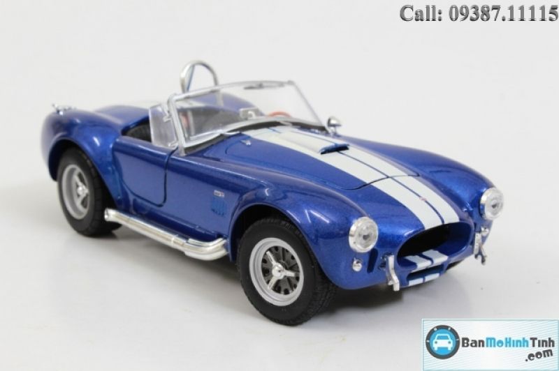 MÔ HÌNH SHELBY COBRA 427 1965 BLUE 1:24 WELLY