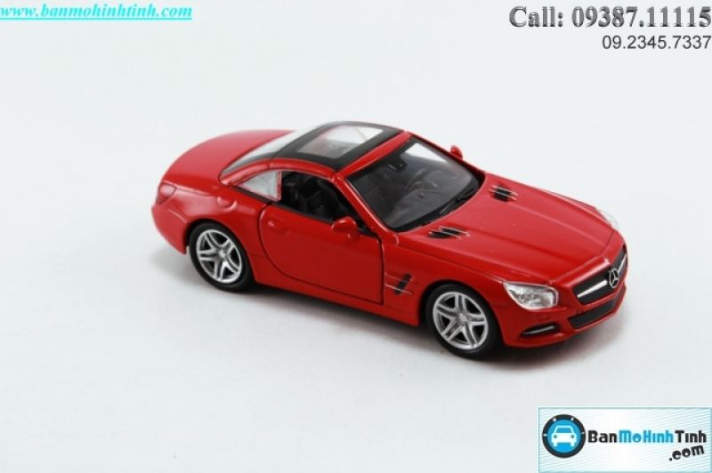 Mô hình xe Mercedes-Benz SL500 Red 1:36 Welly