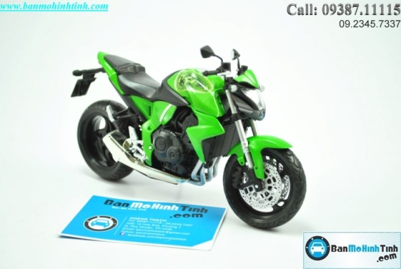  Mô hình xe mô tô  Honda CB1000R Green 1:12 Joycity 