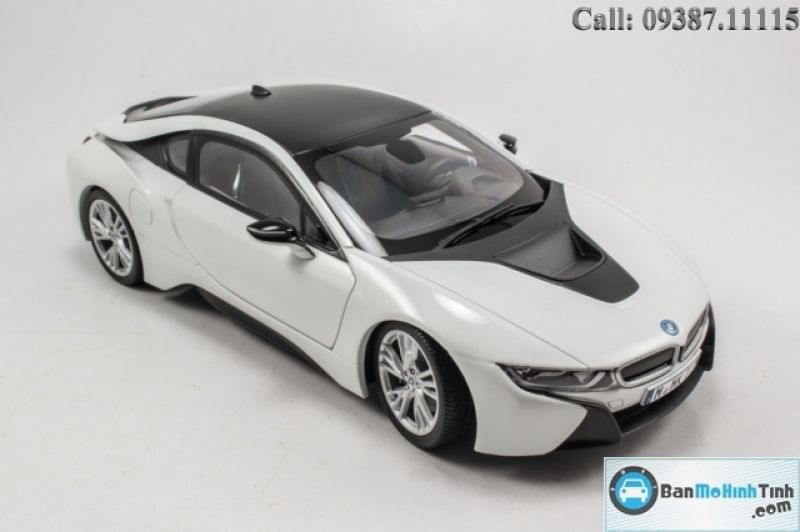 Mô hình xe ô tô XE Mô hình xe ô tô XE BMW I8 WHITE 1:18 PARAGON