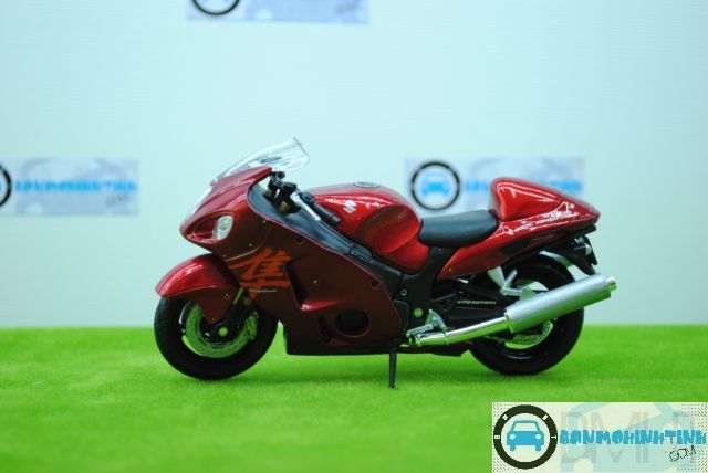  Mô hình xe mô tô  Suzuki Hayabusa 1300 1:18 