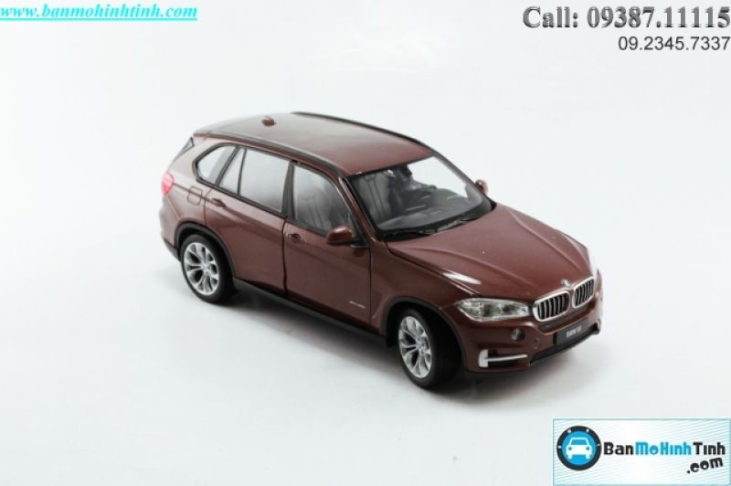 Mô hình xe BMW X5 Brown 1:24 Welly