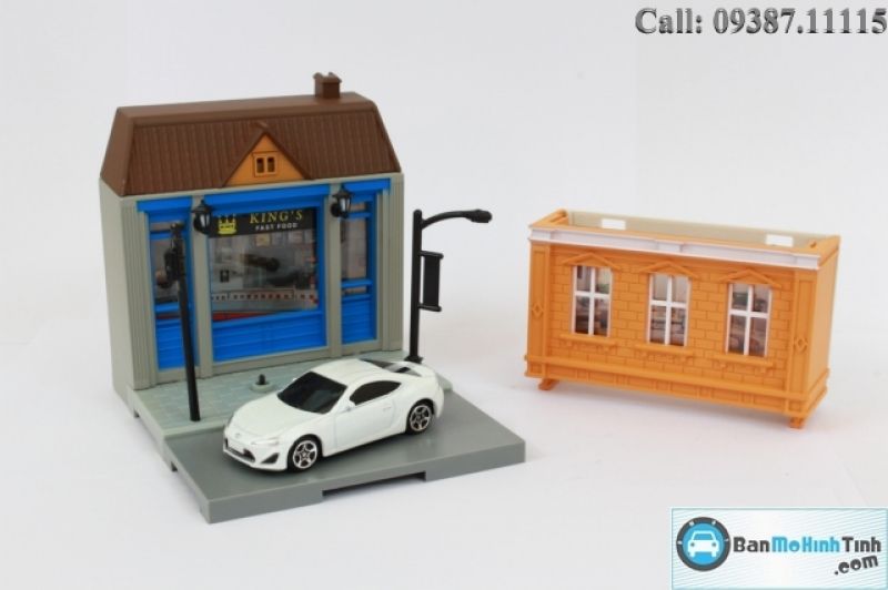 DIORAMA FAST FOOD SHOP - TOYOTA 86 1:64 UNI (614008)