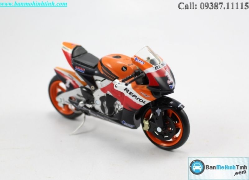  Mô hình xe mô tô  Honda RCV Repsol No.1 1:18 Newray 