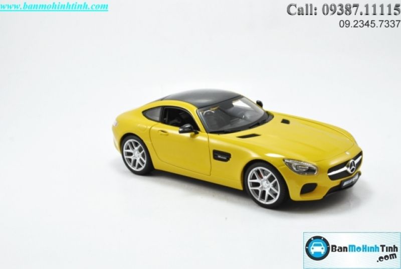 Mô hình xe Mercedes-Benz AMG GT Yellow 1:18 Maisto