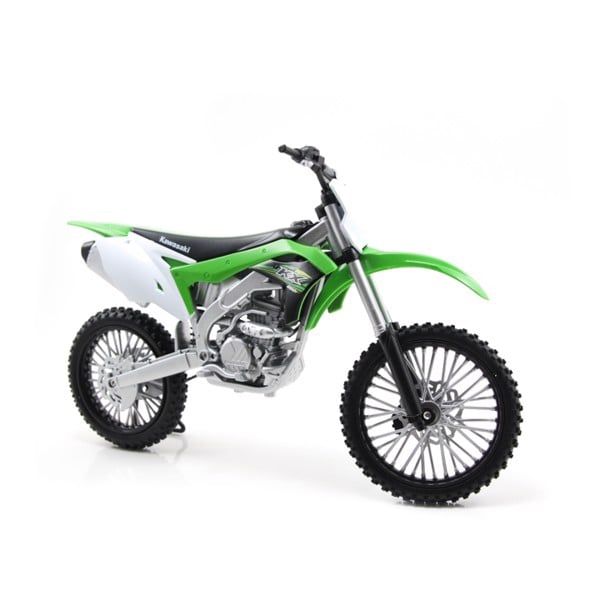 Mô hình mô tô Kawasaki KX 250 2017 Green 1:10 Welly